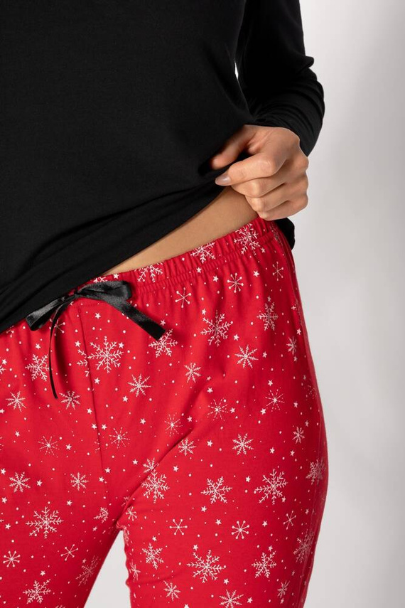 Piżama damska Christmas Time Momenti Per Me red