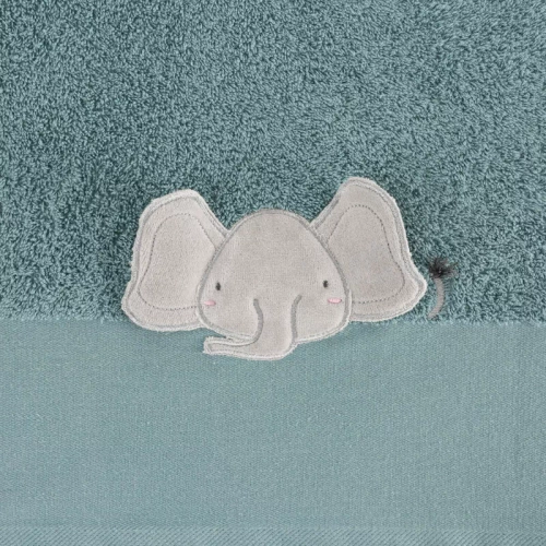 Niemowlęce okrycie kąpielowe Baby 59 Słonik Eurofirany niebieski 