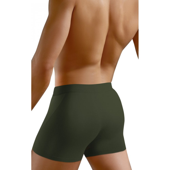Bezszwowe bokserki męskie BM07 Solar Sesto Senso - khaki