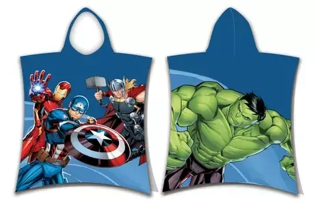 Poncho dla dzieci Avengers ręcznik z kapturem Jerry Fabrics