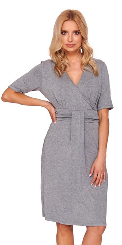 Koszula ciążowa i do karmienia 9116 Doctor Nap- dark grey