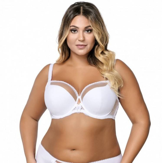 995 Biustonosz półusztywniany Ava biały