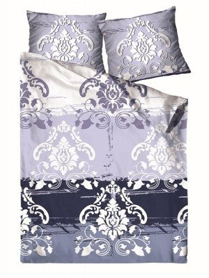 Pościel Satynowa Castello Roma Greno - granatowy