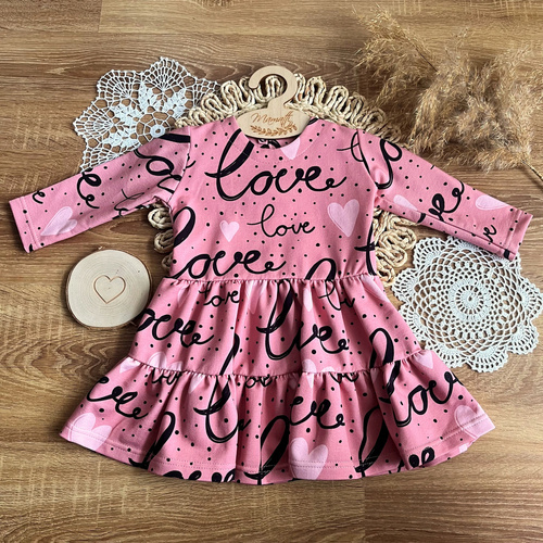 Sukienka z długim rękawem SE010 Mamatti