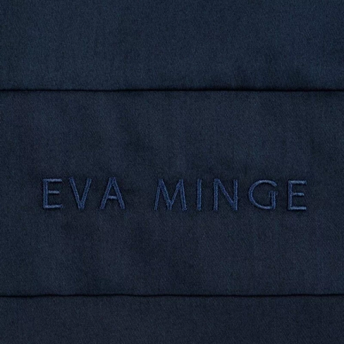 Jednobarwna pościel bawełniana Elegant 1F Eva Minge granatowy | Satynowa miękkość w Twojej sypialni