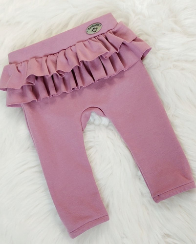 Spodnie niemowlęce Lola Bambarillo brudny róż