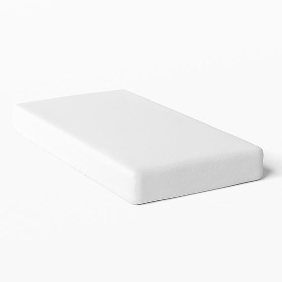 Prześcieradło dziecięce bawełniane Eevi - biały