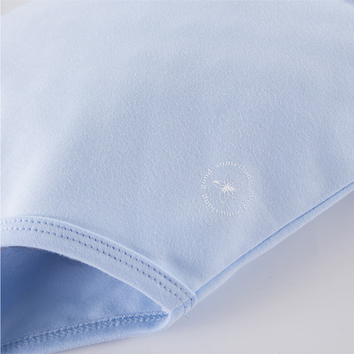 Body z krótkim rękawem Botanic Eevi - błękitny