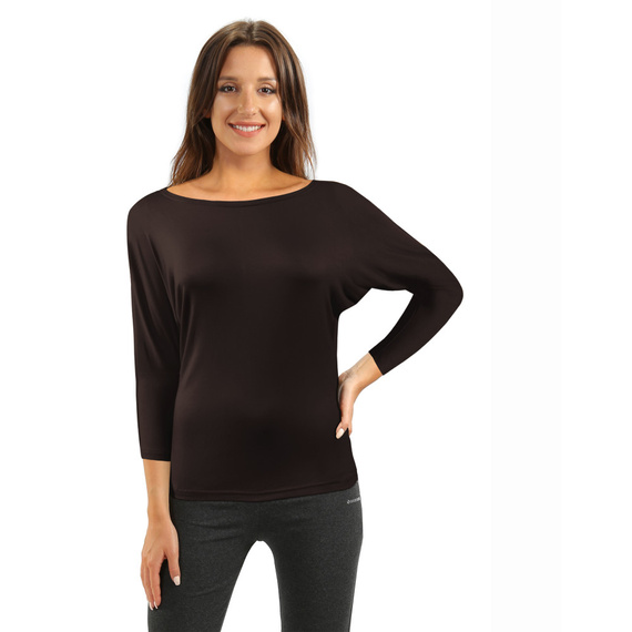 Bluzka damska kimono Andrea Sesto Senzo brązowy