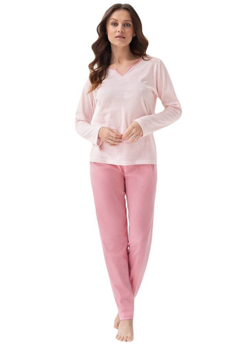 Piżama Damska 395 LUNA- róźowy