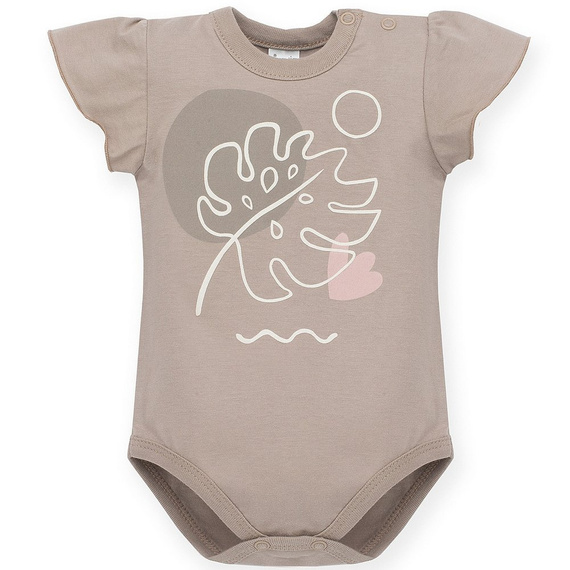 "Tiny Flowers" Body z krótkim rękawem Pinokio - ecru