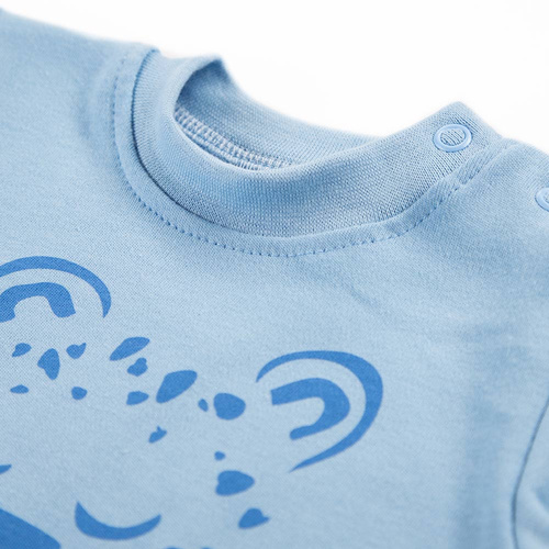 Bluzka z nadrukiem Nature Ewa Klucze- niebieski