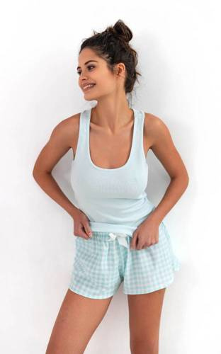 Sensis Bluzka piżamowa Priscilla  - miętowy