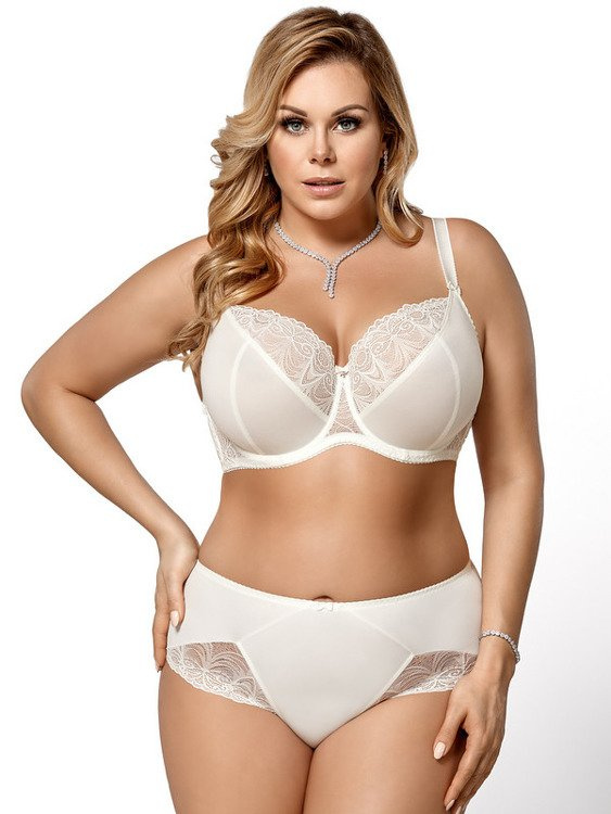 K 425 CASABLANCA biustonosz miękki Gorsenia - śmietanowy