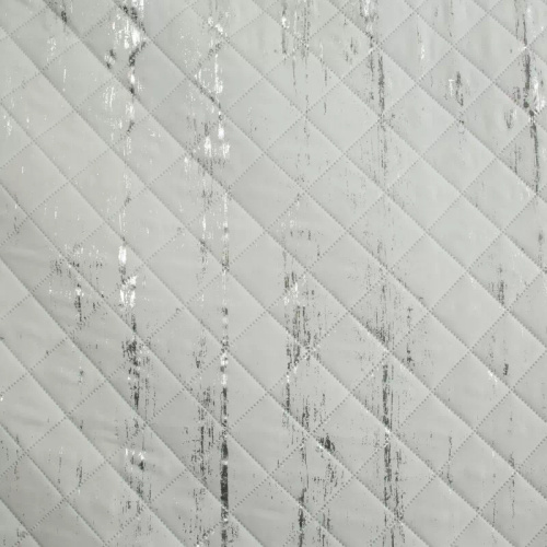 Narzuta dekoracyjna Blink 1 Design91 biały/srebrny