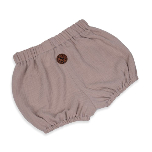 Bloomersy bambusowe szorty Beżowe Makaszka