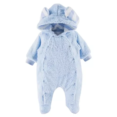 Pajac z kapturem kombinezon Mellow Eevi -błękitny