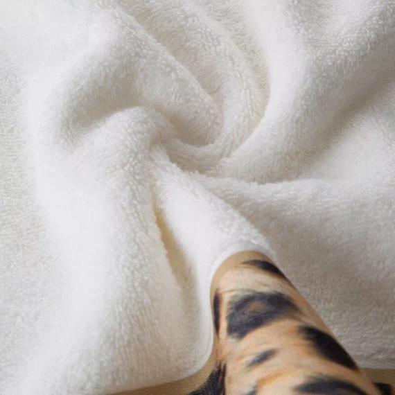 Ręcznik Eva Minge Eva 23 pantera Eurofirany kremowy