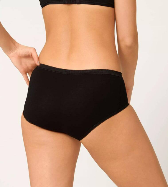 Figi damskie Basic+ Midi Sloggi- czarny