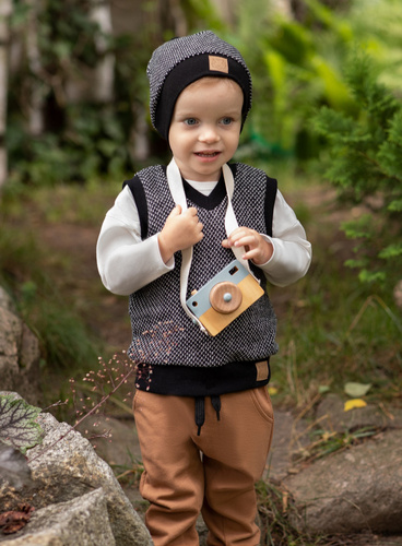 Kamizelka wciągana Le Tigre Pinokio - czarny 