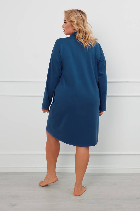 Szlafrok Damski na zamek Grafi Italian Fashion - jeans