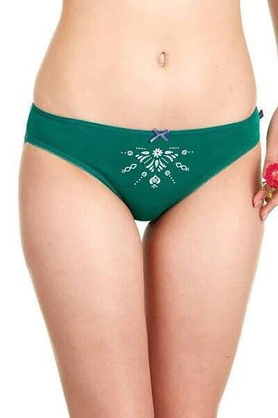 Figi damskie LPR 718 A22 A'2  2-pak Key zielony