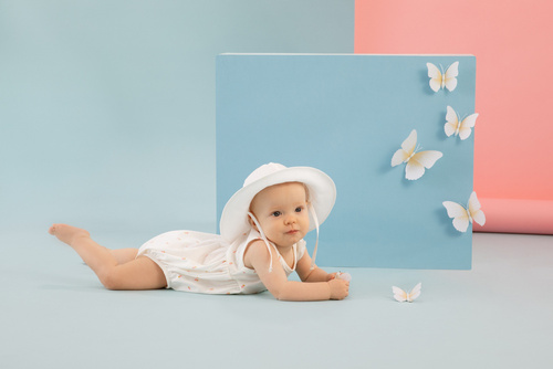 Kapelusz dziewczęcy Summer Mood Pinokio - ecru 