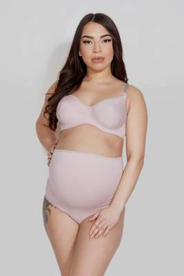Figi ciążowe Mama Belly Mitex pink