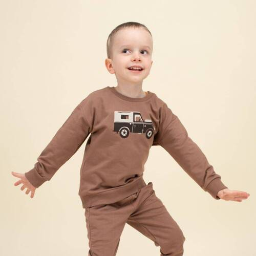 Bluza z długim rękawem Safari Pinokio - brązowy