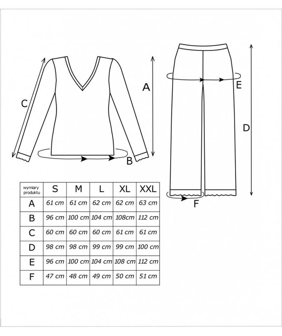 Piżama damska Simply Long Donna - oliwkowa