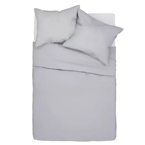 Pościel bawełniana jednobarwna Simply Spod Igły i Nitki szary