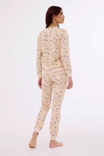 Piżama damska 163/378 Maya Cornette beżowy 