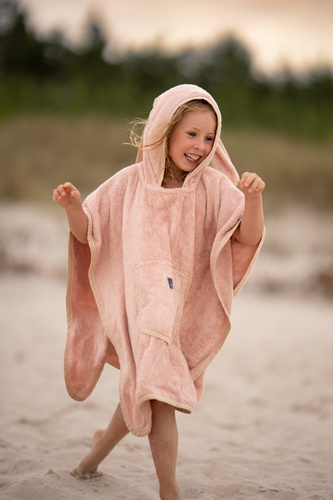 Narzuta kąpielowa ręcznik bambusowy Sepia Rose Makaszka