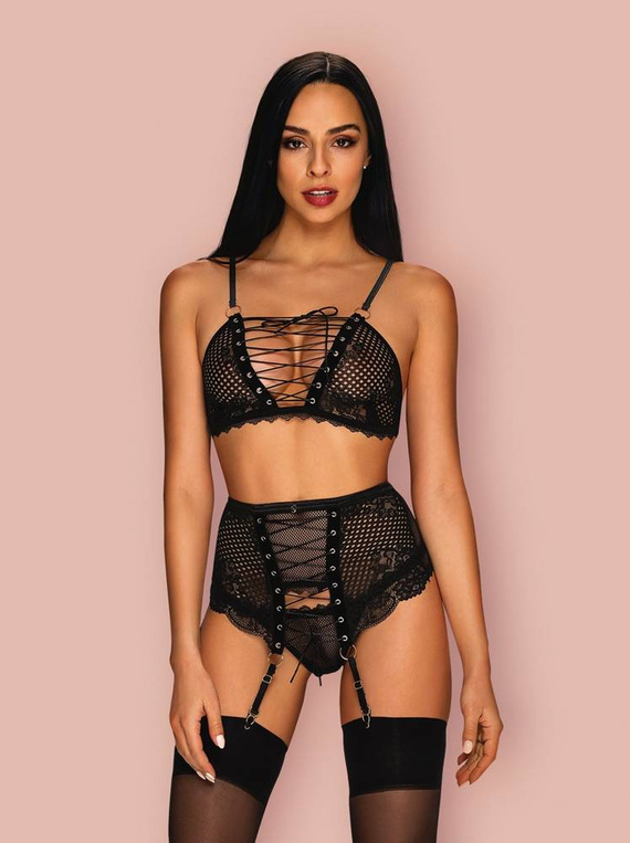 Komplet Basitta Set Obsessive czarny 