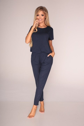 308 Paula Kombinezon Piżama Damska - mocca