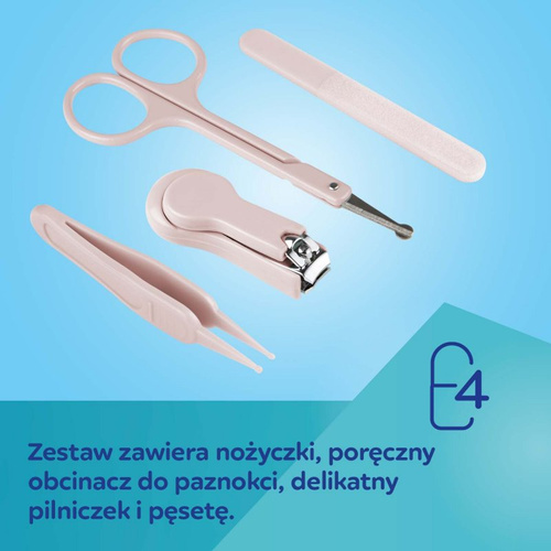 Zestaw pielęgnacyjny do paznokci Canpol Babies różowy 