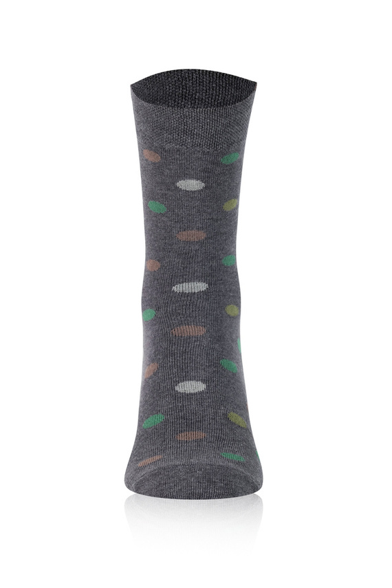 Skarpety M2 Italian Fashion - c.melanż/zielony