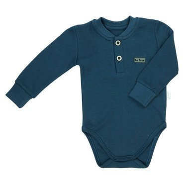 177100 Delfin Body polo z długim rękawem Nicol - morski