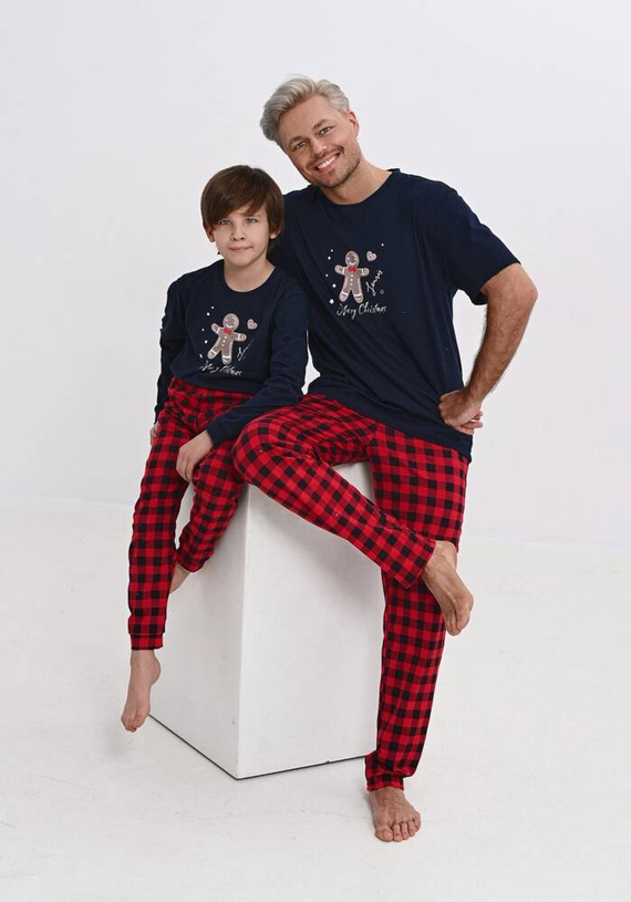 Piżama dziecięca Matt Kids Sensis - granatowy