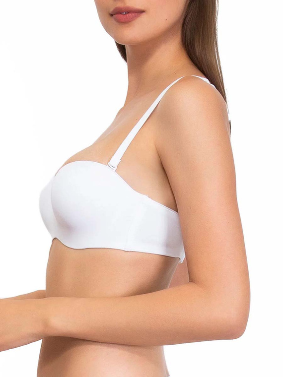 Fantastic 1580 – ekskluzywny biustonosz bandeau push-up z mikrofibry