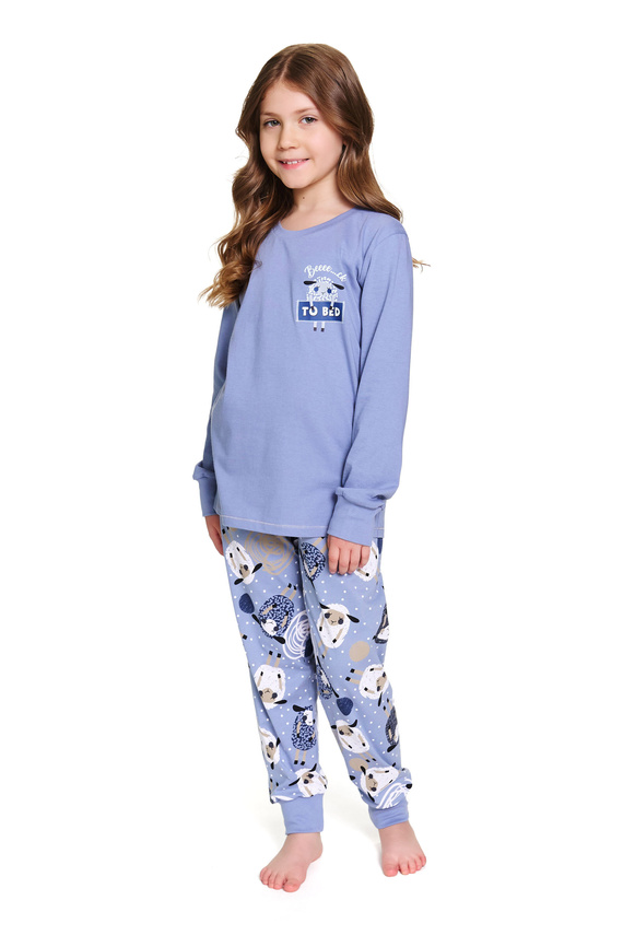 Doctor Nap 7348 – piżama dziecięca bawełniana, unisex, wzór owce