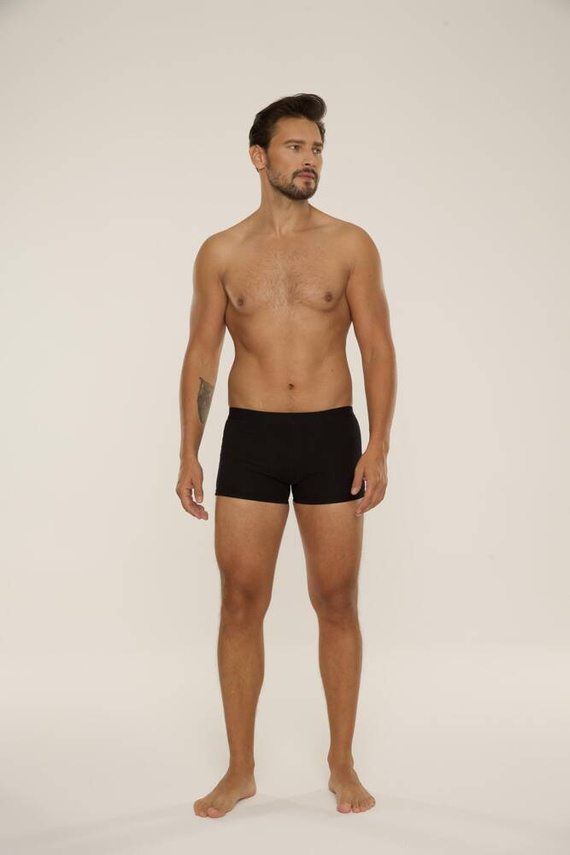 Bokserki męskie 588 Fabrizio De Lafense - czarny