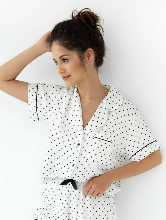 Piżama damska Aylin Sensis -śmietankowy