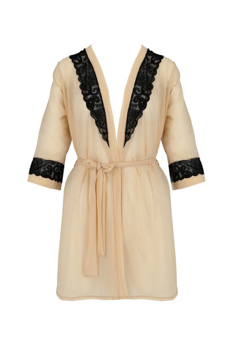 Szlafrok damski Daisy Peignoir Casmir beżowy