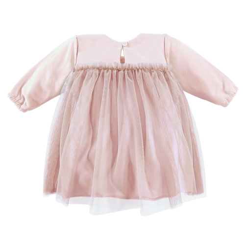 Sukienka tiul z długim rękawem Ceremony Eevi - różowy