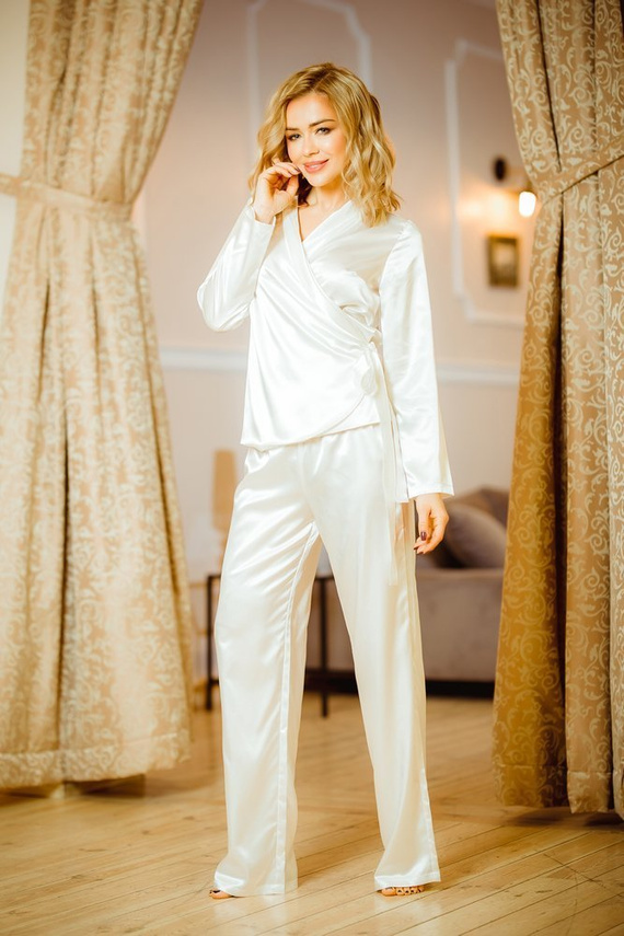 Komplet piżama damska Rawa Kalimo - ecru