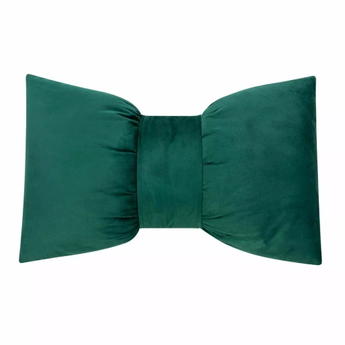 Świąteczna poduszka dekoracyjna Kokarda 30x50 cm – welur velvet Spod Igły i Nitki