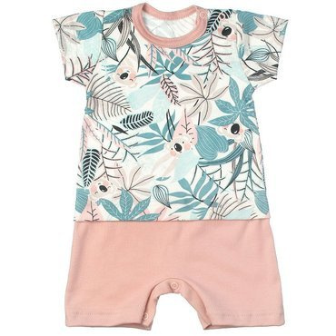 Rampers dziewczęcy Koala Martex pudrowy róż