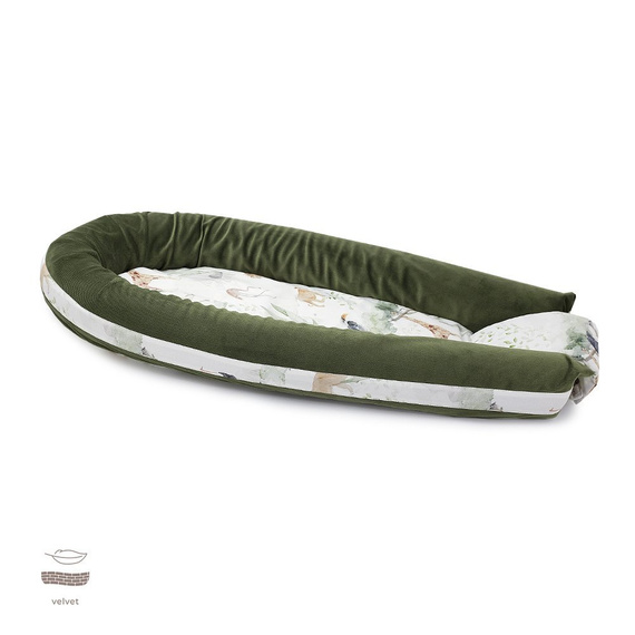 Kokon niemowlęcy Premium Night Flowers - Makaszka