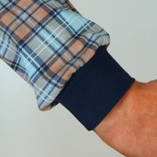 Bawełniana piżama męska 2576/41 Sesto Senso - granatowy 